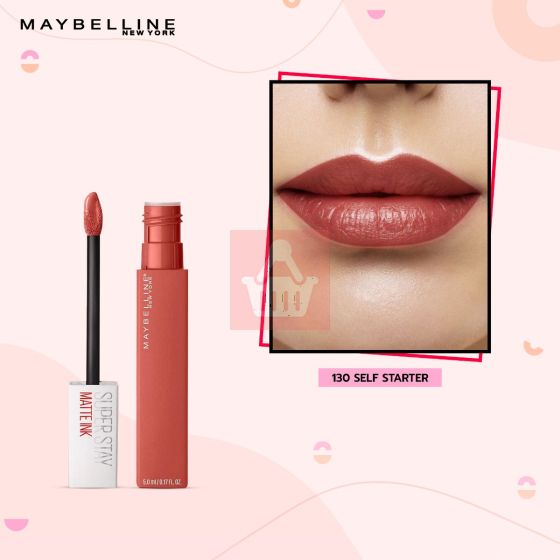 Maybelline SuperStay Matte Ink Liquid Lipstick - 130 Self Starter