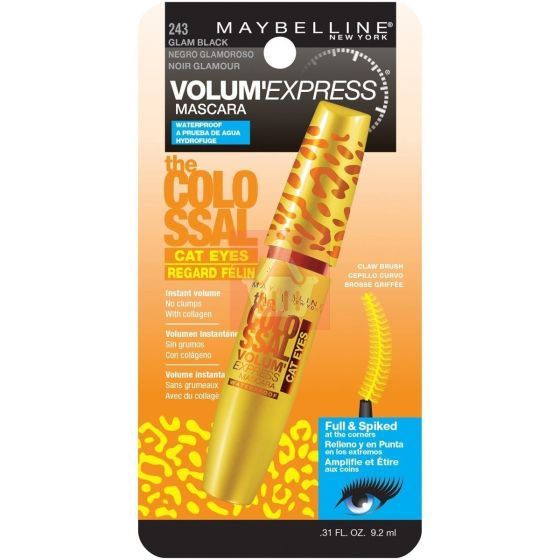 Maybelline - The Colossal Cat Eyes Waterproof Mascara - 243 Glam Black