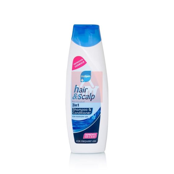 Medipure Hair & Scalp Anti Dandruff 2in1 Shampoo & Conditioner - 400ml