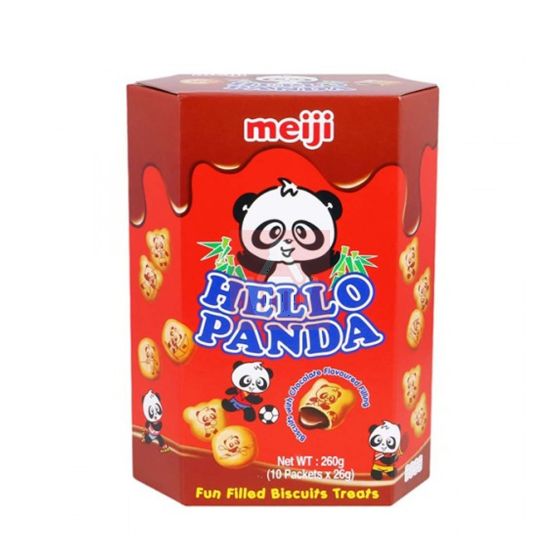 Meiji Hello Panda Biscuit with Chocolate Filling 260gm