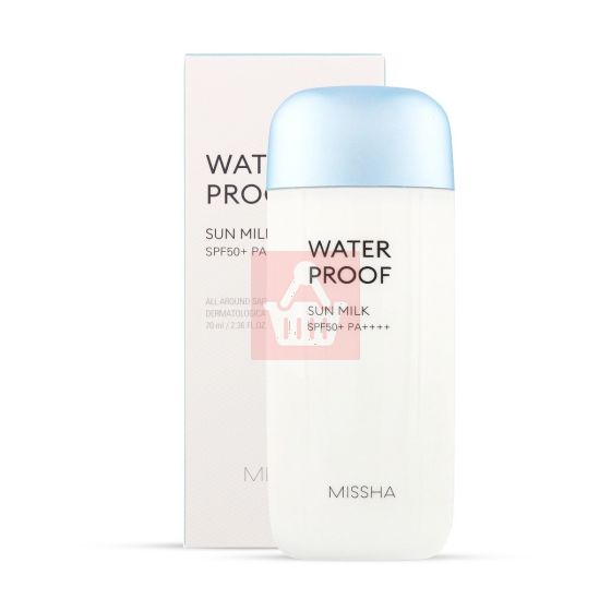 Missha All Around Safe Block Waterproof Sunscreen Milk SPF50+ Pa+++ - 70ml