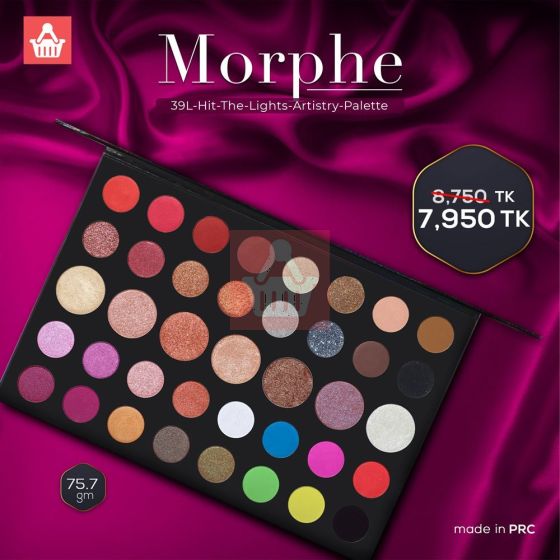 Morphe 39L Hit The Lights Artistry Eyeshadow Palette - 75.7g