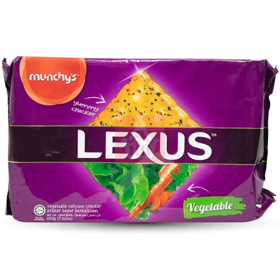 Munchy's Lexus Vegetable Calcium Cracker Biscuit 200gm