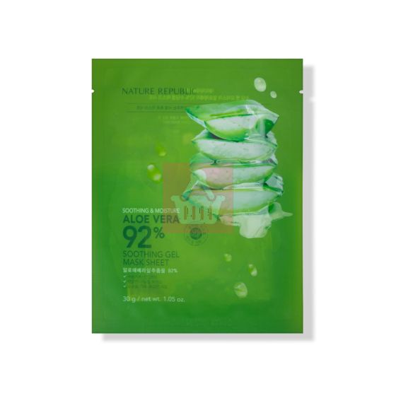 Nature Republic Soothing & Moisture 92% Aloe Vera Soothing Gel Sheet Mask 30g