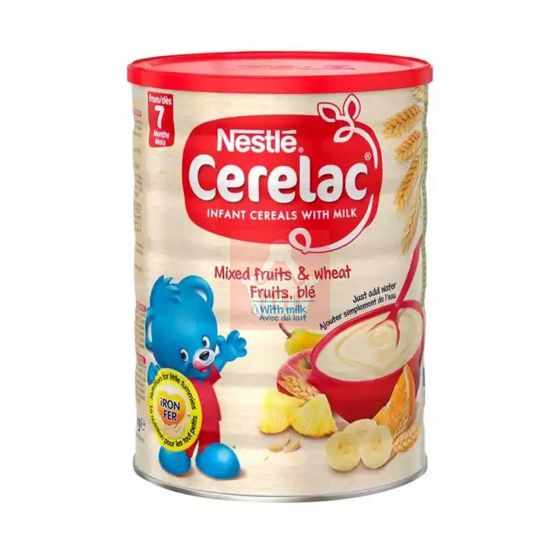 Nestle Cerelac Mixed Fruits & Wheat 7 Months+ 1KG (Imported from UK)