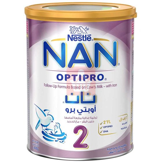 Nestle NAN 2 Optipro Baby Milk (6-12 Month) 800g - (U.A.E)