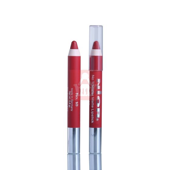 Nior Matte Lipstick - Shade 10 NLP - Lip Crayon