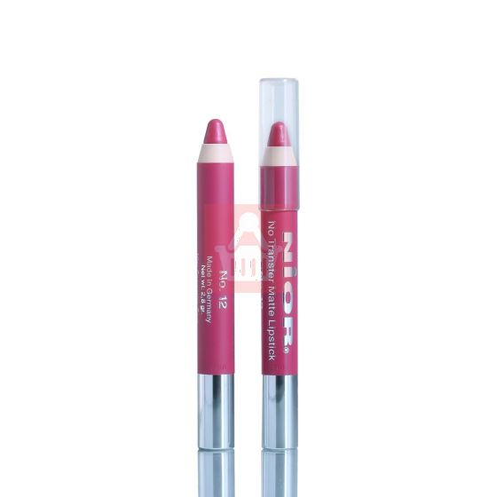 Nior Matte Lipstick - Shade 12 NLP - Lip Crayon