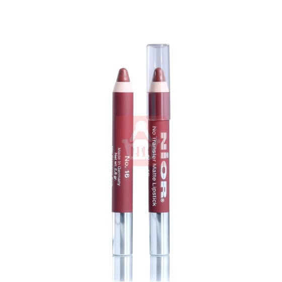 Nior Matte Lipstick - Shade 16 NLP - Lip Crayon
