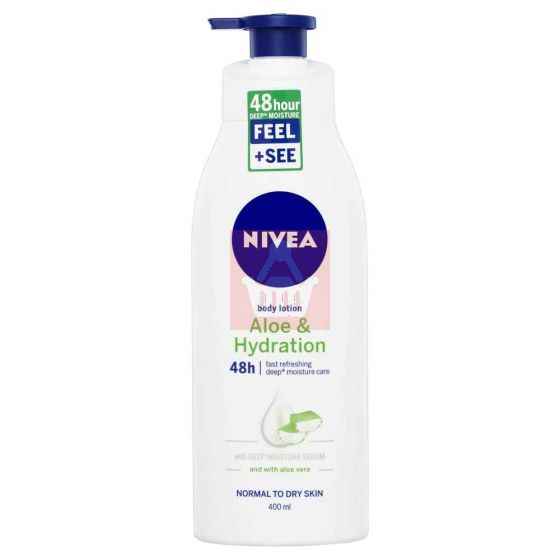Nivea Aloe & Hydration Body Lotion Aloe Vera Normal to Dry Skin - 400ml