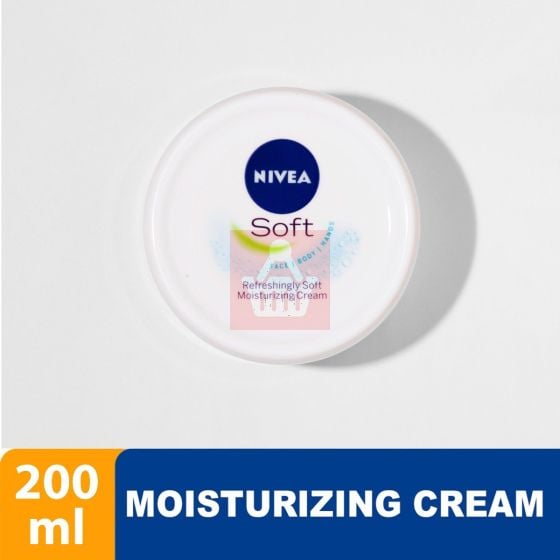 Nivea - Soft Cream Jar (Refreshingly Soft Moisturizing Cream) - 200ml