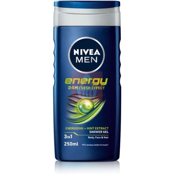 Nivea Men Energy 3 In 1 Shower Gel - 250ml