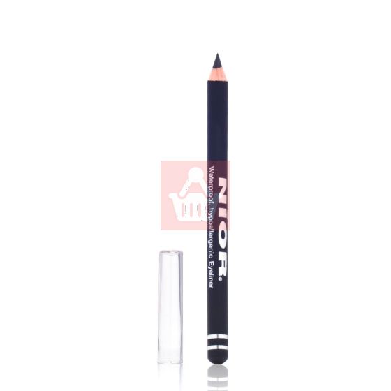Nior Super Long Lasting Waterproof Eyeliner - Hypoallergenic Black Kajal Pencil (NAK)