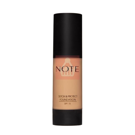 Note Cosmetics - Detox & Protect Foundation with SPF15 For All Skin Types - 05 Honey Beige