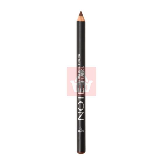 Note Cosmetics - Ultra Rich Color Eye Pencil - 02 Cafee
