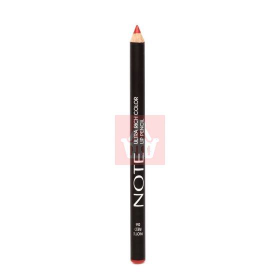 Note Cosmetics - Ultra Rich Color Lip Pencil - 06 Note Red