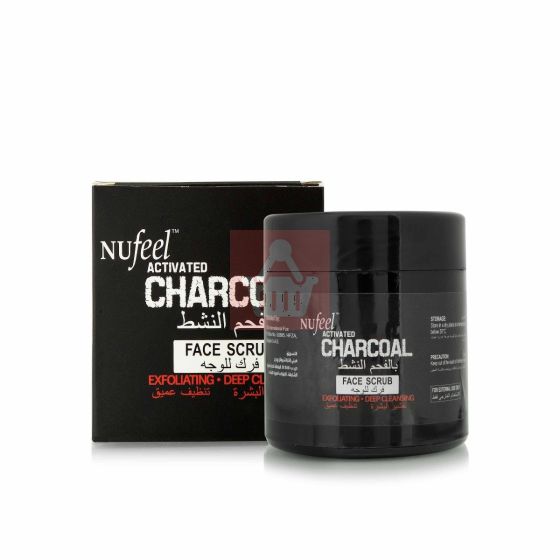 Nufeel Activated Charcoal Face Scrub - 100gm