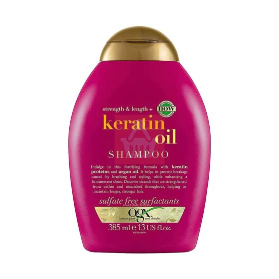OGX Hair Anti Breakage Keratin Oil Shampoo - 385 ml