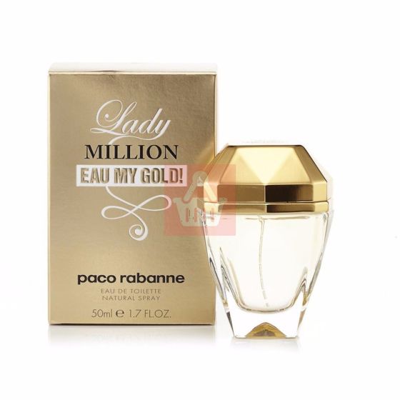Paco Rabanne Lady Million Eau My Gold Eau De Toilette Spray - 50ml