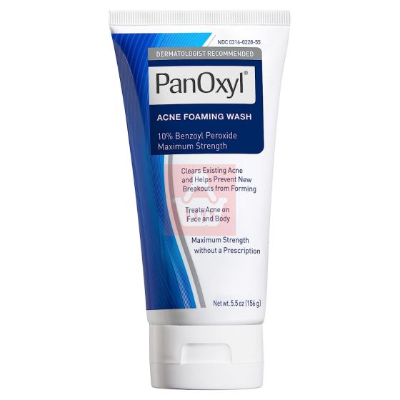 PanOxyl Acne Foaming Wash With Benzoyl Peroxide 10% 156gm
