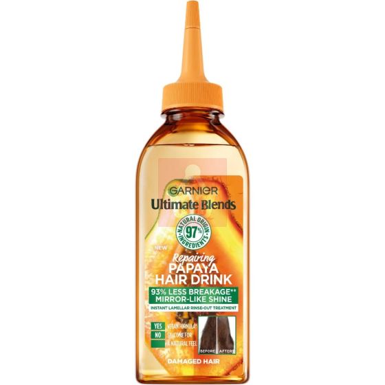 Garnier Ultimate Blends Repairing Papaya Hair Drink For Damaged Hair 200ml