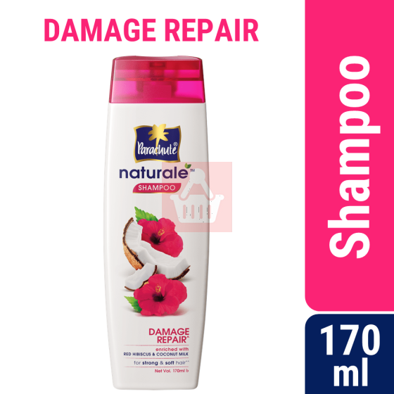 Parachute Naturale Damage Repair Red Hibiscus & Coconut Milk Shampoo - 170ml