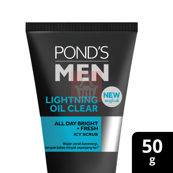Ponds Men Facewash Lightning Oil Clear 50g 