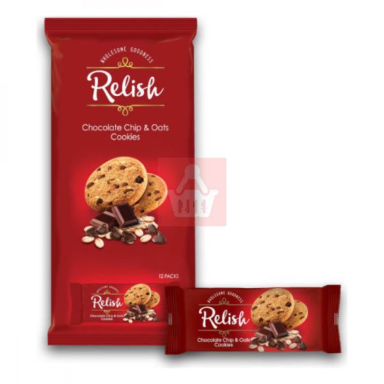 Relish Chocolate Chip & Oats Cookies 504gm
