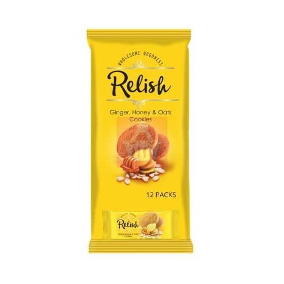 Relish Ginger. Honey & Oats Cookies 504gm