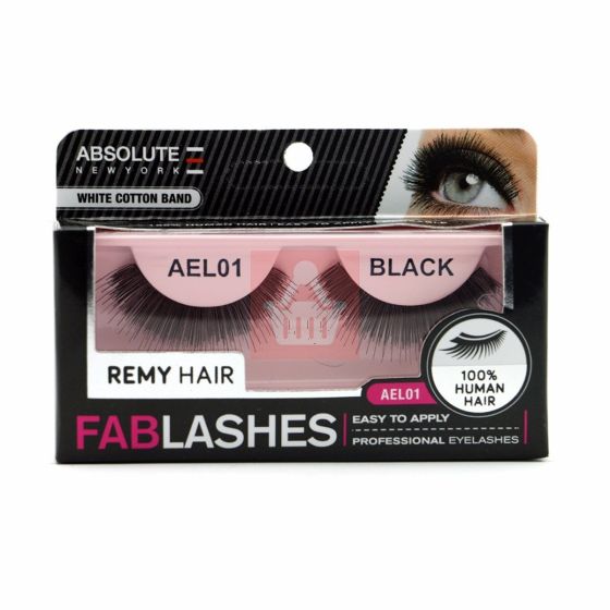 ABNY - Remy Hair Fablashes - AEL01 - Black