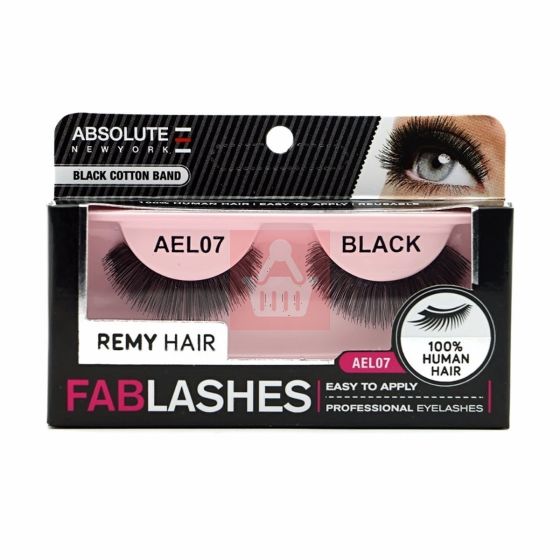 ABNY - Remy Hair Fablashes - AEL07 - Black