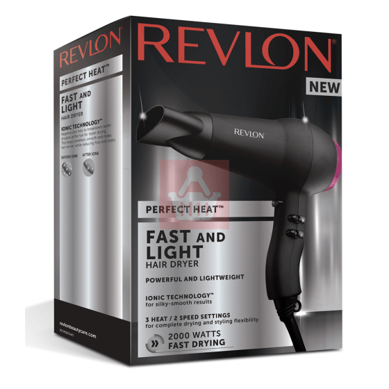 Revlon Perfect Heat Fast and Light Hair Dryer 2000 Watts