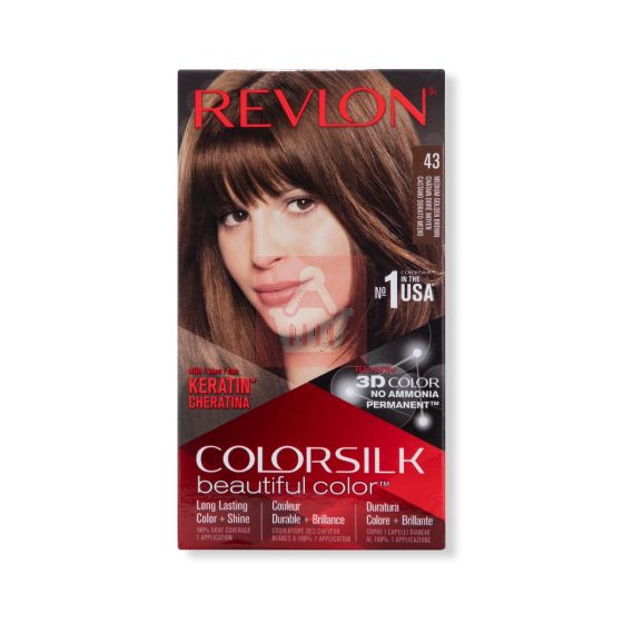 Revlon Colorsilk Beautiful Hair Color - 43 Medium Golden Brown