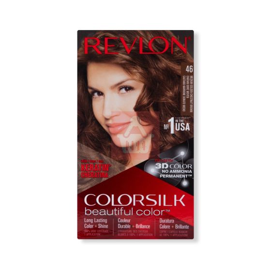 Revlon Colorsilk Beautiful Hair Color - 46 Medium Golden Chestnut Brown