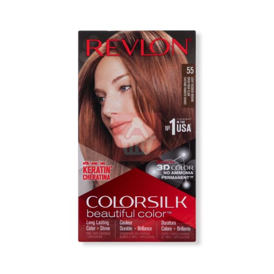 Revlon Colorsilk Beautiful Hair Color - 55 Light Reddish Brown