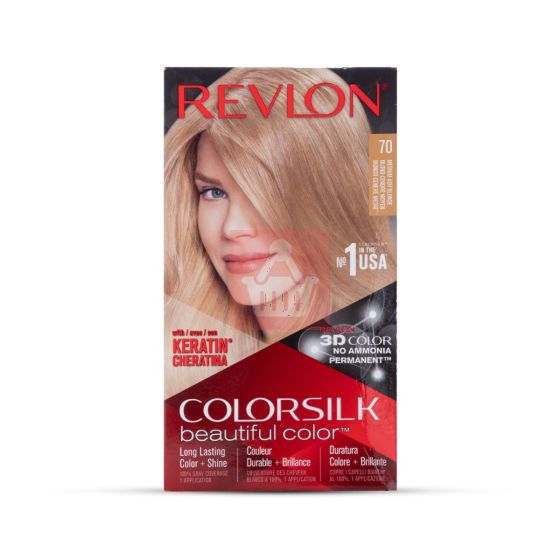 Revlon Colorsilk Beautiful Hair Color - 70 Medium Ash Blonde