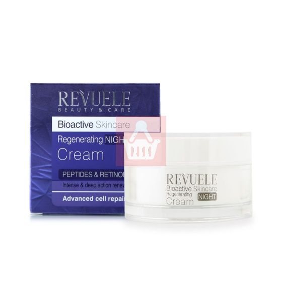 Revuele Bio Active Skin Care Peptides & Retinol Regenerating Night Cream With Advanced Cell Repair - 50ml