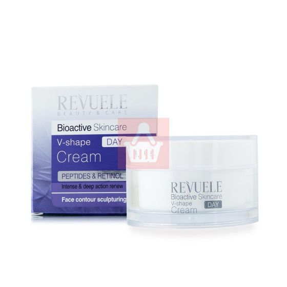 Revuele Bio Active Skin Care Peptides & Retinol V-Shape Day Cream With SPF 15 - 50ml 