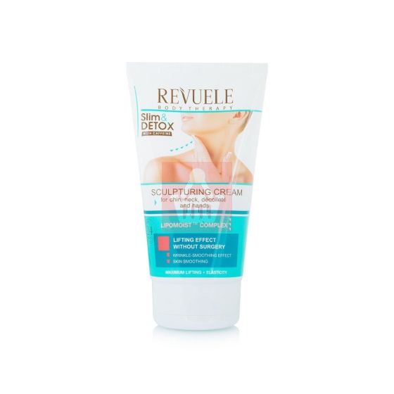 Revuele Slim & Detox Fat Burner Sculpting Cream For Chin, Neck and Hand For Lifting and Elasticity - 150ml
