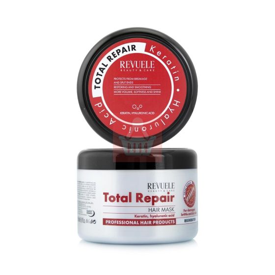Revuele Total Repair Hair Mask For Damaged, Brittle And Dried Hair - 500ml