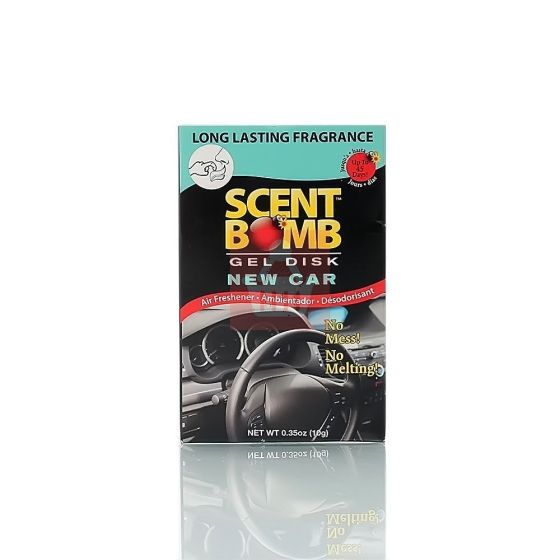 Scent Bomb Gel Disk Air Freshner 10gm New Car