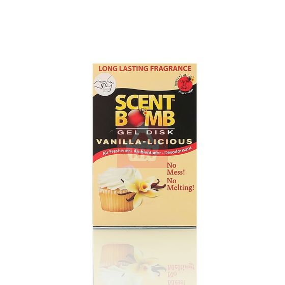 Scent Bomb Gel Disk Air Freshner 10gm - Vanilla-Licious