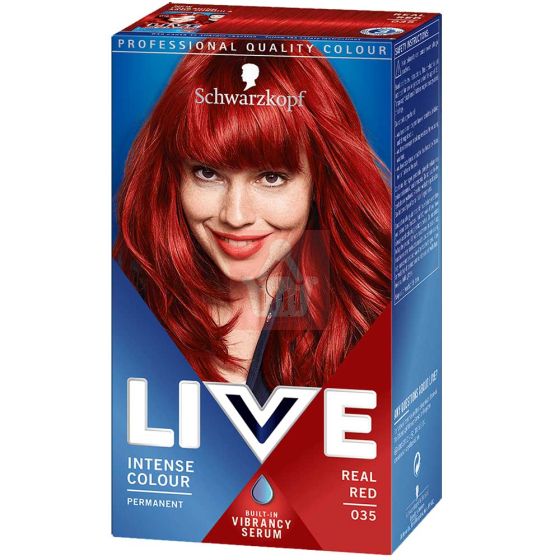Schwarzkopf Live Intense Permanent Colour 035 Real Red