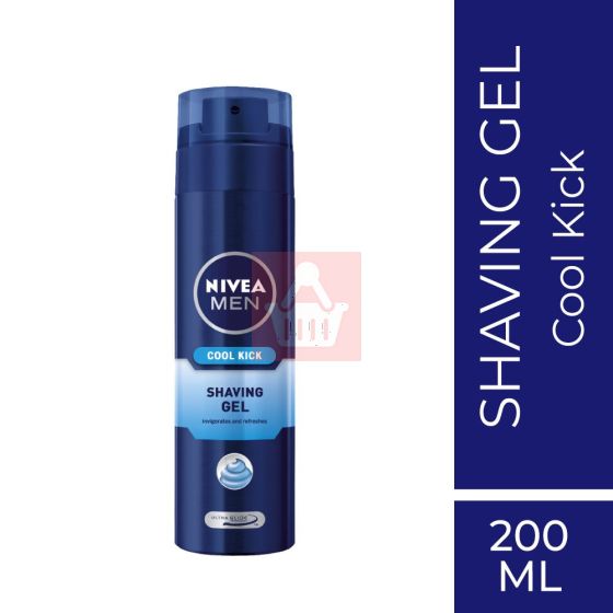 Nivea Cool Kick Cools & Refreshes Shaving Gel - 200ml