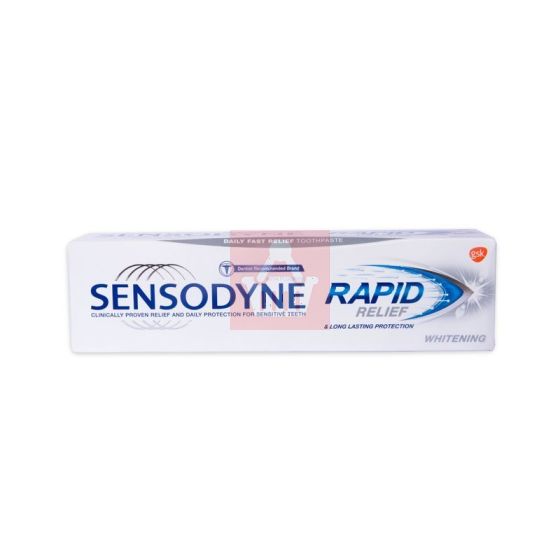 Sensodyne Rapid Relief Whitening & long lasting Protection Toothpaste - 75ml