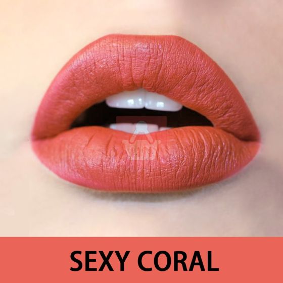 Lois Chloe 8 hrs Long Lasting Semi Matte Lipstick - Sexy Coral - 3.8gm