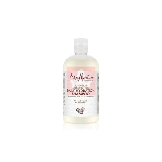 Shea Moisture 100% Virgin Coconut Oil Daily Hydration Shampoo With Coconut Milk & Acacia Senegal 384ml