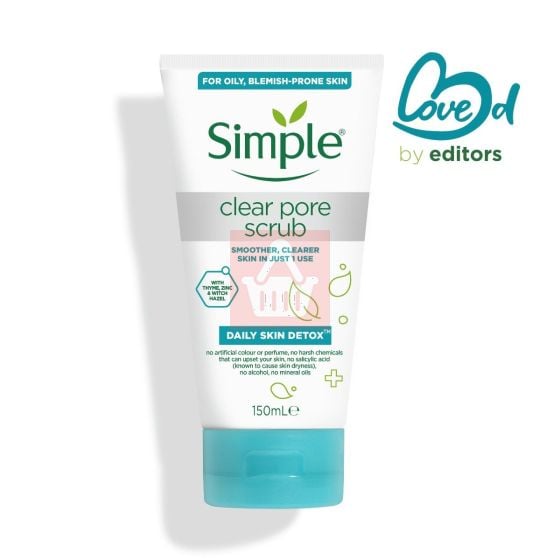 Simple Daily Skin Detox Clear Pore Scrub - 150ml