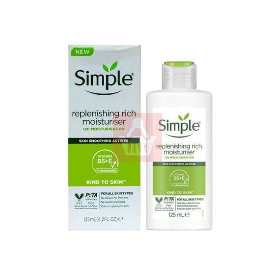 Simple Kind To Skin Replenishing Rich Moisturiser 125ml