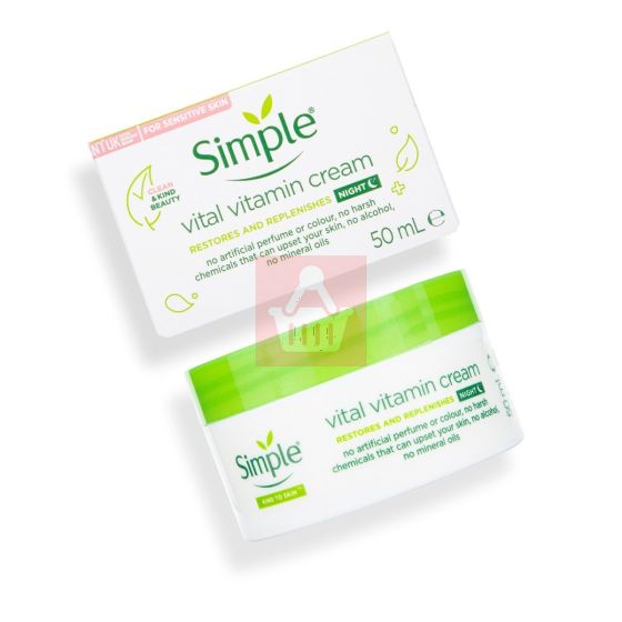 Simple Kind to Skin Vital Vitamin Night Cream - 50ml